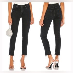 Agolde Toni Mid Rise Straight Jeans Feral Size 27 pristine condition